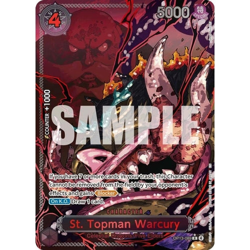 St. Topman Warcury (Parallel) (OP13 - 089) (Carrying On His Will) - PokéBox Australia