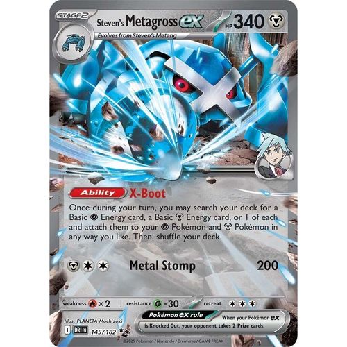 Steven's Metagross ex (145/182) (SV10: Destined Rivals) - PokéBox Australia