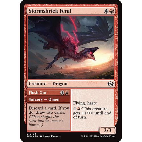 Stormshriek Feral (124) (Tarkir: Dragonstorm) - PokéBox Australia