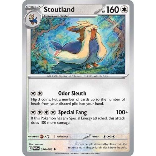 Stoutland (076/086) (SV: White Flare) - PokéBox Australia
