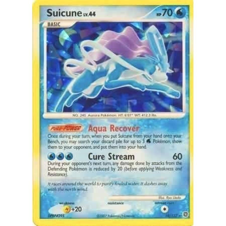 Suicune - 19/132 (Cracked Ice Holo) (019/132) (Miscellaneous Cards & Products) - PokéBox Australia
