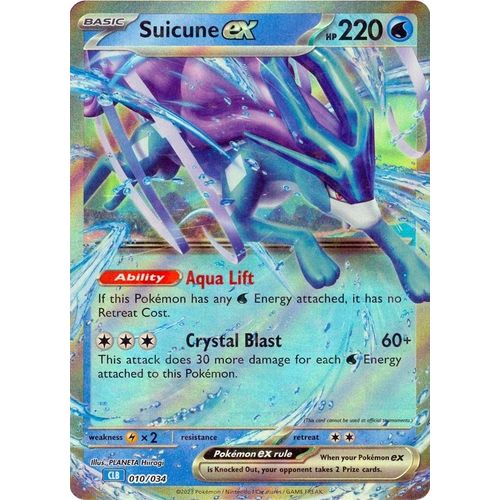 Suicune ex (010/034) (CL) - PokéBox Australia