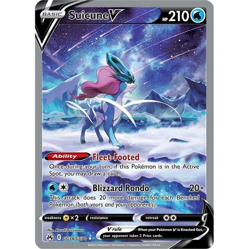 Suicune V (GG38/GG70) (Crown Zenith: Galarian Gallery) - PokéBox Australia