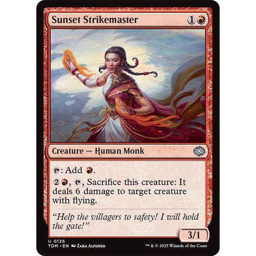 Sunset Strikemaster (126) (Tarkir: Dragonstorm) - PokéBox Australia