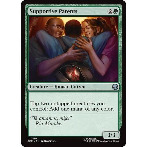 Supportive Parents (119) (Marvel's Spider - Man) - PokéBox Australia