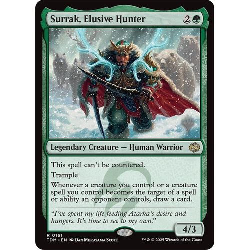 Surrak, Elusive Hunter (161) (Promo Pack: Tarkir: Dragonstorm) - PokéBox Australia