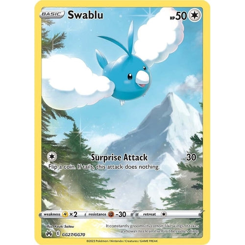 Swablu (GG27/GG70) (Crown Zenith: Galarian Gallery) - PokéBox Australia