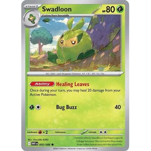 Swadloon (002/086) (SV: White Flare) - PokéBox Australia