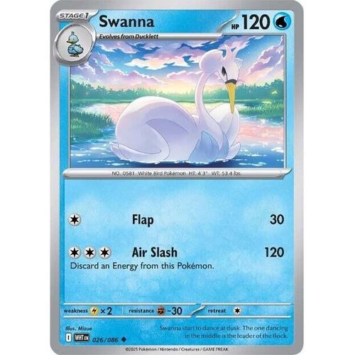 Swanna (026/086) (SV: White Flare) - PokéBox Australia