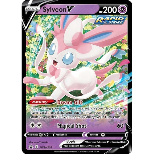 Sylveon V - SWSH202 (SWSH202) (SWSH: Sword & Shield Promo Cards) - PokéBox Australia