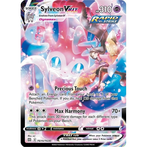 Sylveon VMAX (TG15/TG30) (SWSH09: Brilliant Stars Trainer Gallery) - PokéBox Australia