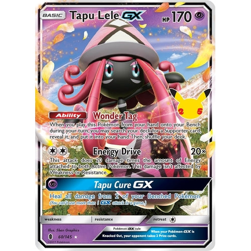 Tapu Lele GX (60/145) (Celebrations: Classic Collection) - PokéBox Australia