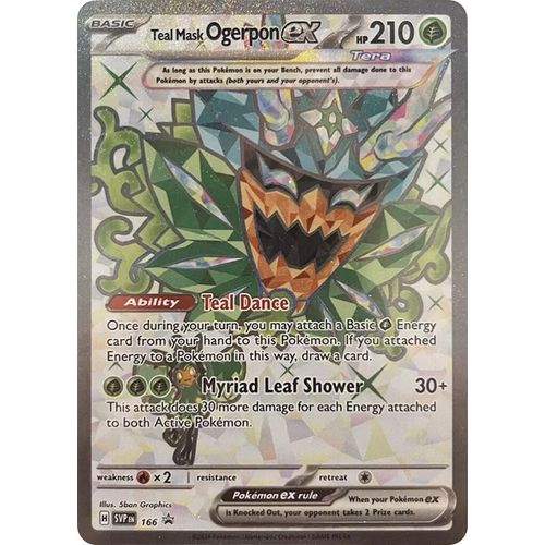 Teal Mask Ogerpon ex - 166 (166) (SV: Scarlet & Violet Promo Cards) - PokéBox Australia