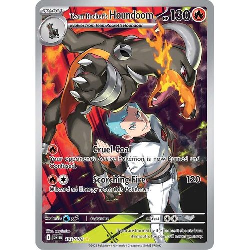 Team Rocket's Houndoom (191/182) (SV10: Destined Rivals) - PokéBox Australia