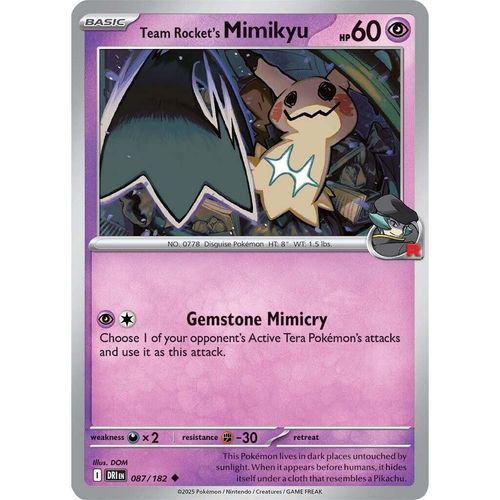 Team Rocket's Mimikyu (087/182) (SV10: Destined Rivals) - PokéBox Australia