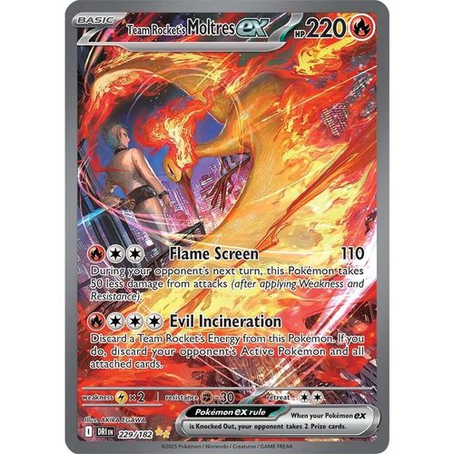 Team Rocket's Moltres ex (229/182) (SV10: Destined Rivals) - PokéBox Australia