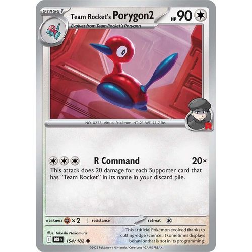 Team Rocket's Porygon2 (154/182) (SV10: Destined Rivals) - PokéBox Australia