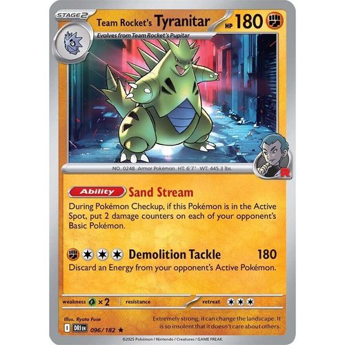 Team Rocket's Tyranitar (096/182) (SV10: Destined Rivals) - PokéBox Australia