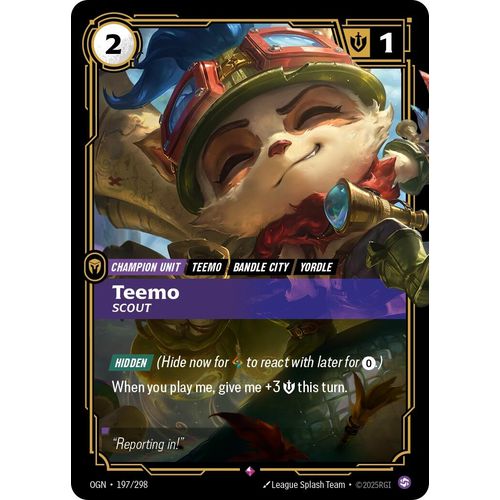 Teemo - Scout (197/298) (Origins) - PokéBox Australia