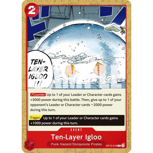 Ten - Layer Igloo (Reprint) (OP10 - 018) (Premium Booster - The Best - Vol. 2) - PokéBox Australia
