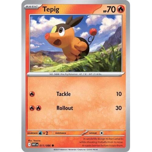 Tepig (011/086) (SV: White Flare) - PokéBox Australia