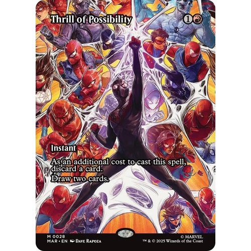 Thrill of Possibility (Borderless) (28) (Marvel Eternal - Legal) - PokéBox Australia