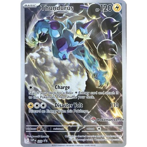 Thundurus - 209 (Pokemon Center Exclusive) (209) (SV: Scarlet & Violet Promo Cards) - PokéBox Australia