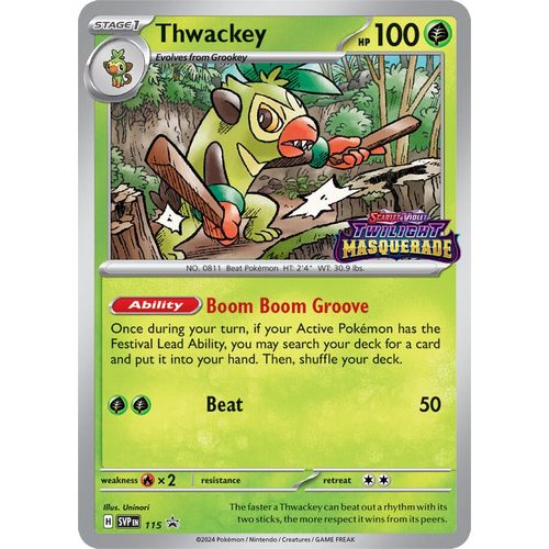Thwackey - 115 (115) (SV: Scarlet & Violet Promo Cards) - PokéBox Australia