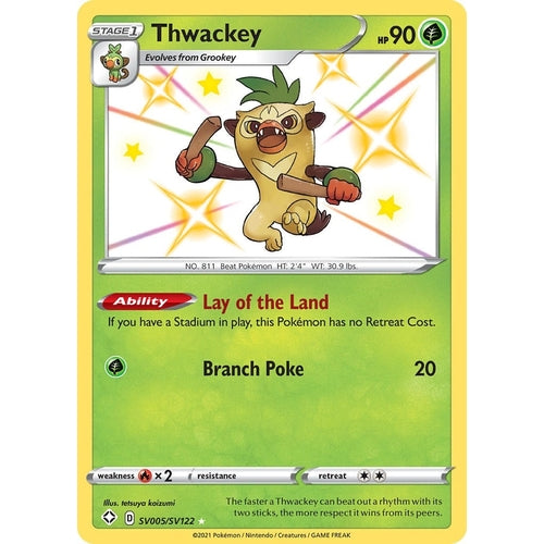 Thwackey (SV005/SV122) (Shining Fates: Shiny Vault) - PokéBox Australia