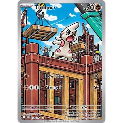 Timburr (125/086) (SV: Black Bolt) - PokéBox Australia