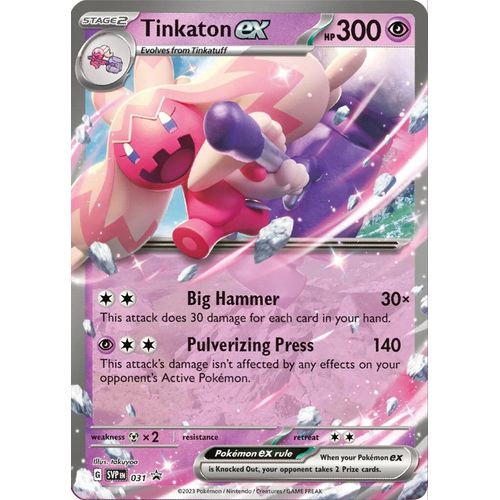 Tinkaton ex - 031 (031) (SV: Scarlet & Violet Promo Cards) - PokéBox Australia