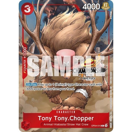 Tony Tony.Chopper (CS 25 - 26 Celebration Pack) (OP04 - 010) (One Piece Promotion Cards) - PokéBox Australia