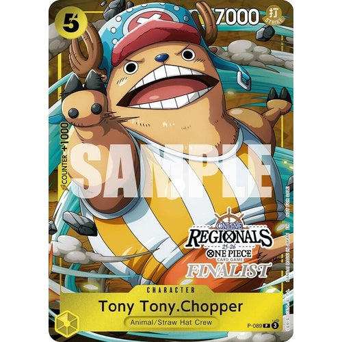 Tony Tony.Chopper (Online Regional Finalist Card Set 2025 Vol.2) (P - 089) (One Piece Promotion Cards) - PokéBox Australia