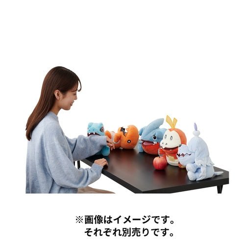 Totodile Biting Puppet Plush Toy - Pokémon Centre - PokéBox Australia