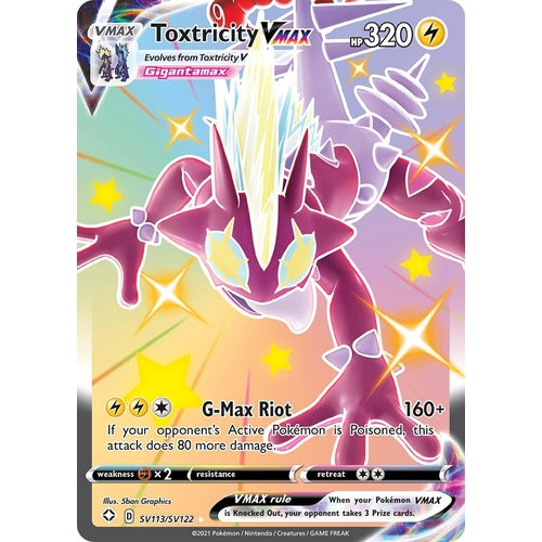 Toxtricity VMAX (SV113/SV122) (Shining Fates: Shiny Vault) - PokéBox Australia