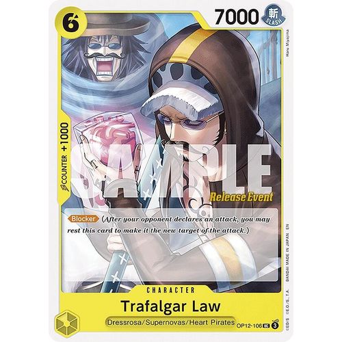 Trafalgar Law (106) (OP12 - 106) (Legacy of the Master Release Event Cards) - PokéBox Australia