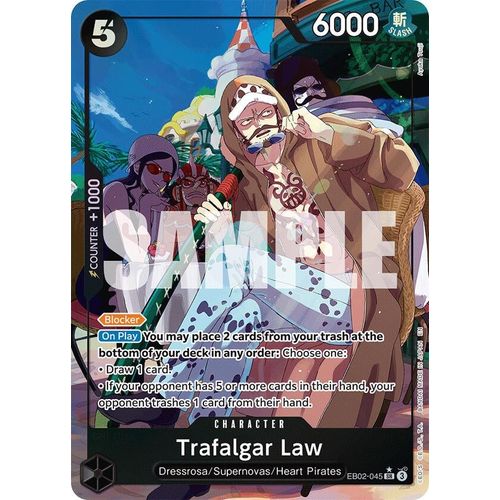 Trafalgar Law (Alternate Art) (EB02 - 045) (Extra Booster: Anime 25th Collection) - PokéBox Australia