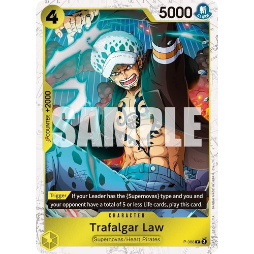 Trafalgar Law - P - 088 (Pirate Foil) (P - 088) (Premium Booster - The Best - Vol. 2) - PokéBox Australia