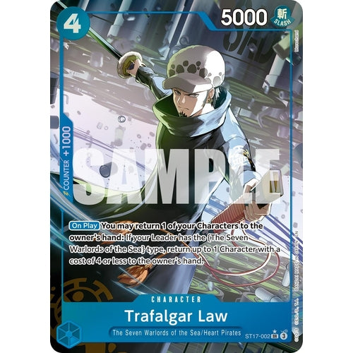 Trafalgar Law - ST17 - 002 (Alternate Art) (ST17 - 002) (Premium Booster - The Best - Vol. 2) - PokéBox Australia