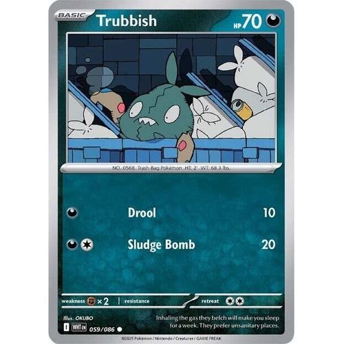 Trubbish (059/086) (SV: White Flare) - PokéBox Australia