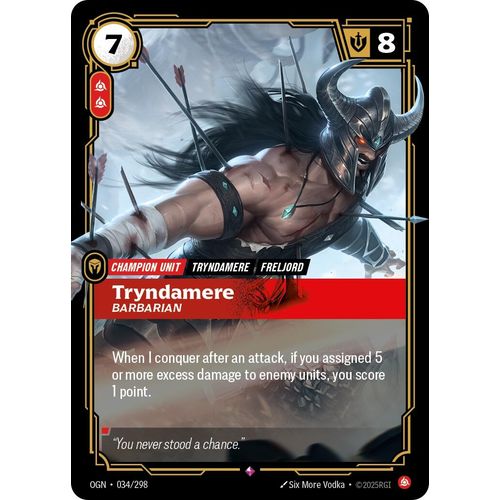 Tryndamere - Barbarian (034/298) (Origins) - PokéBox Australia