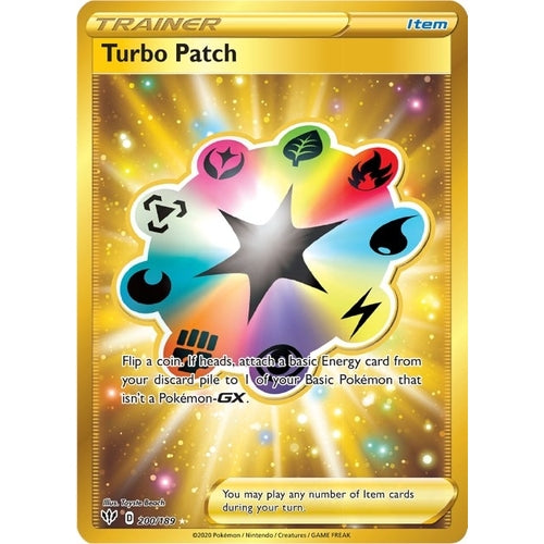 Turbo Patch (Secret) (200/189) (SWSH03: Darkness Ablaze) - PokéBox Australia