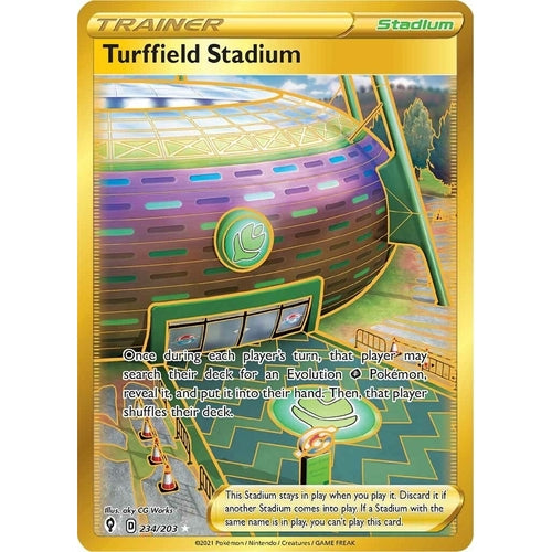 Turffield Stadium (Secret) (234/203) (SWSH07: Evolving Skies) - PokéBox Australia