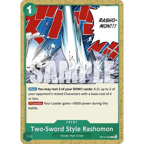 Two - Sword Style Rashomon (OP12 - 038) (Legacy of the Master) - PokéBox Australia