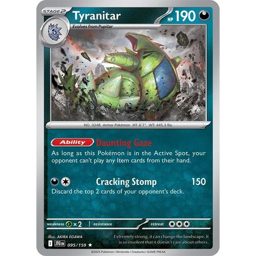 Tyranitar (095/159) (SV09: Journey Together) - PokéBox Australia