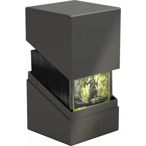 Ultimate Guard Boulder 100+ Solid Grey Deck Box - PokéBox Australia
