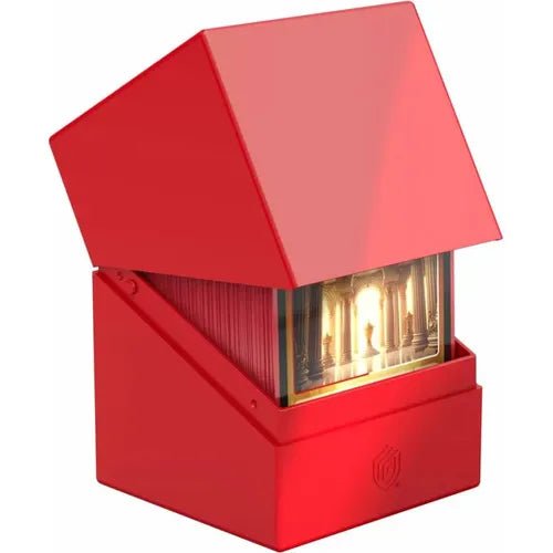 Ultimate Guard Boulder 100+ Solid Red Deck Box - PokéBox Australia