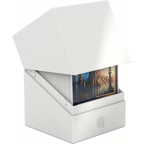 Ultimate Guard Boulder 100+ Solid White Deck Box - PokéBox Australia