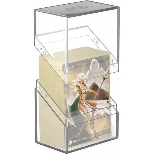 Ultimate Guard Boulder Deck Case 60+ Standard Size Clear Deck Box - PokéBox Australia
