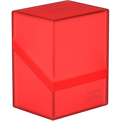 Ultimate Guard Boulder Deck Case 80+ Standard Size Ruby Deck Box - PokéBox Australia